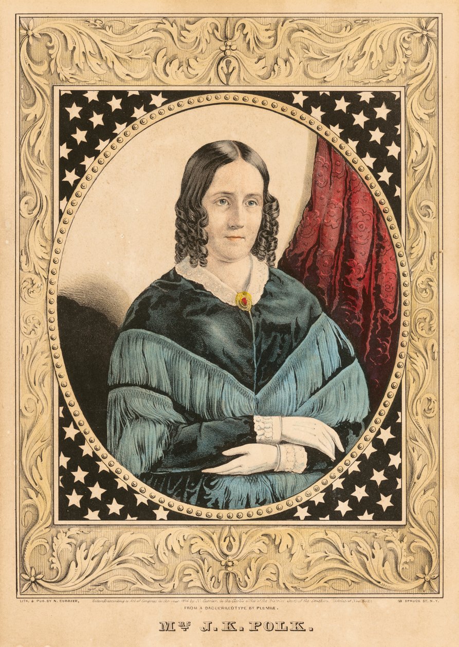Sarah Childress Polk da Nathaniel Currier