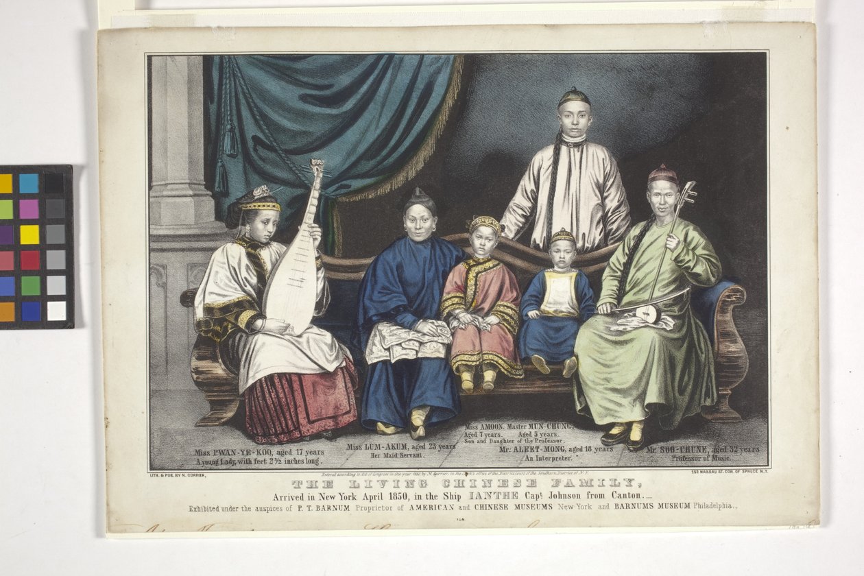 La famiglia cinese vivente da Nathaniel Currier