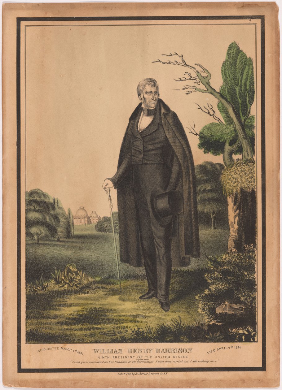 William Henry Harrison da Nathaniel Currier
