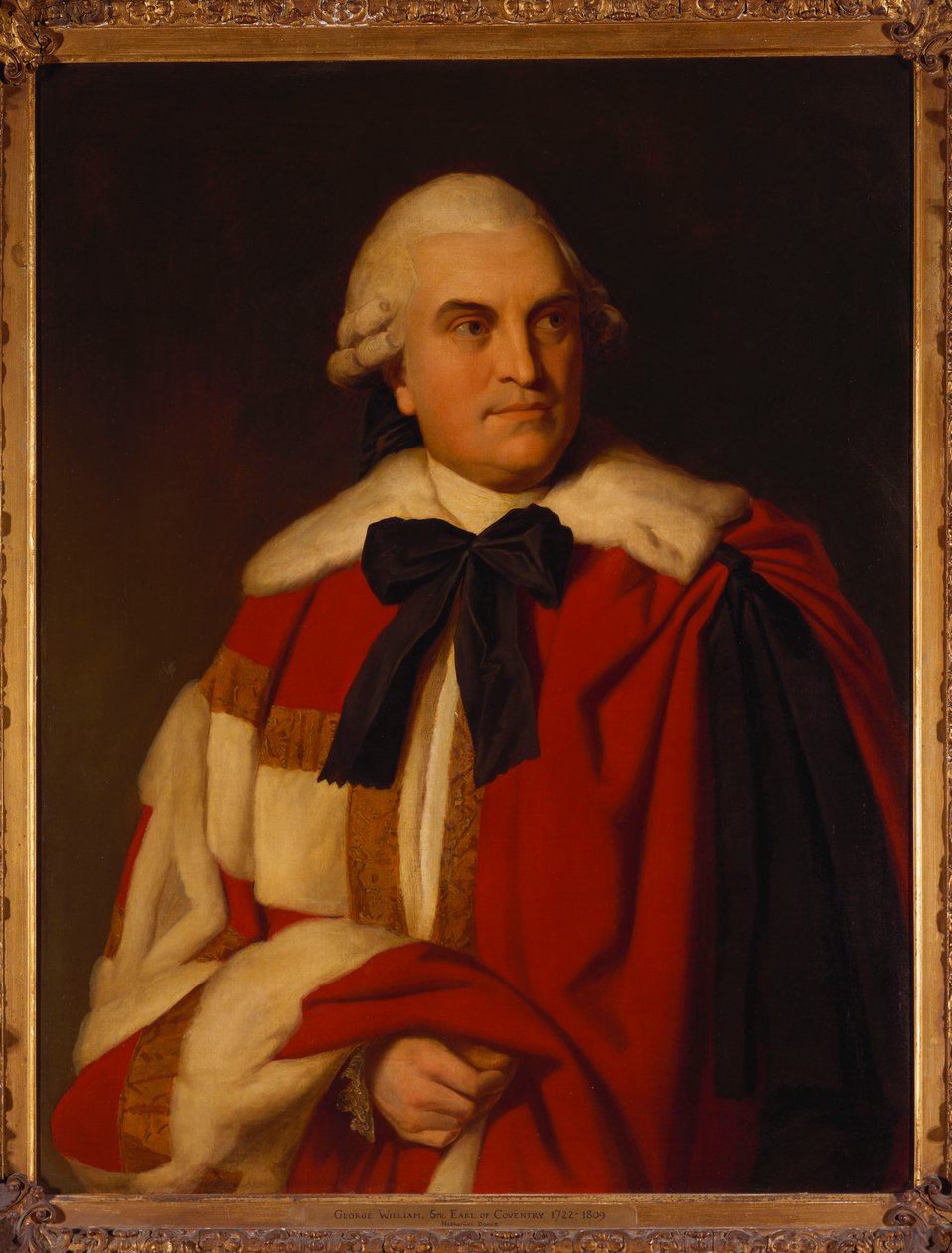 Ritratto di George William, 6° Conte di Coventry, in Abiti da Pari da Nathaniel Dance Holland