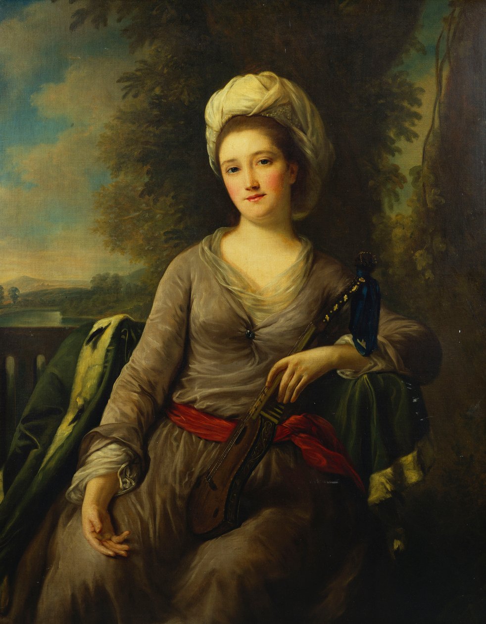 Ritratto di una signora, ritenuta Mrs Wells da Nathaniel Dance Holland