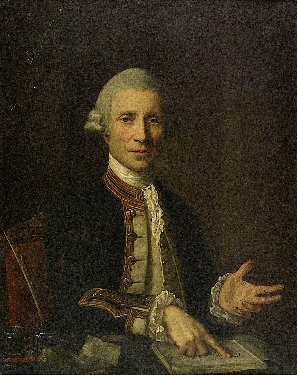 Capitano Thomas Baillie (m.1802) da Nathaniel Hone