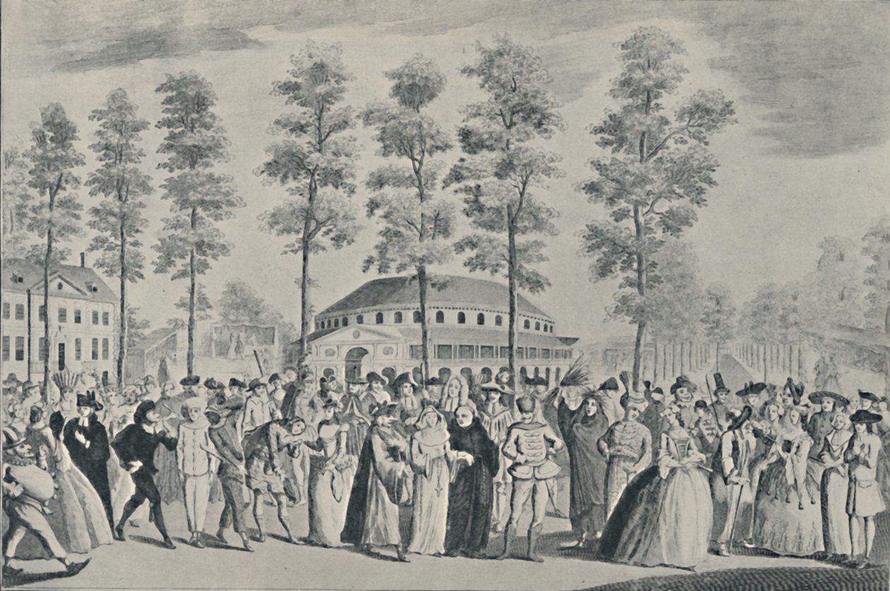 Il ballo del Giubileo ai Giardini di Ranelagh, 26 aprile 1749, 1920 da Nathaniel Parr