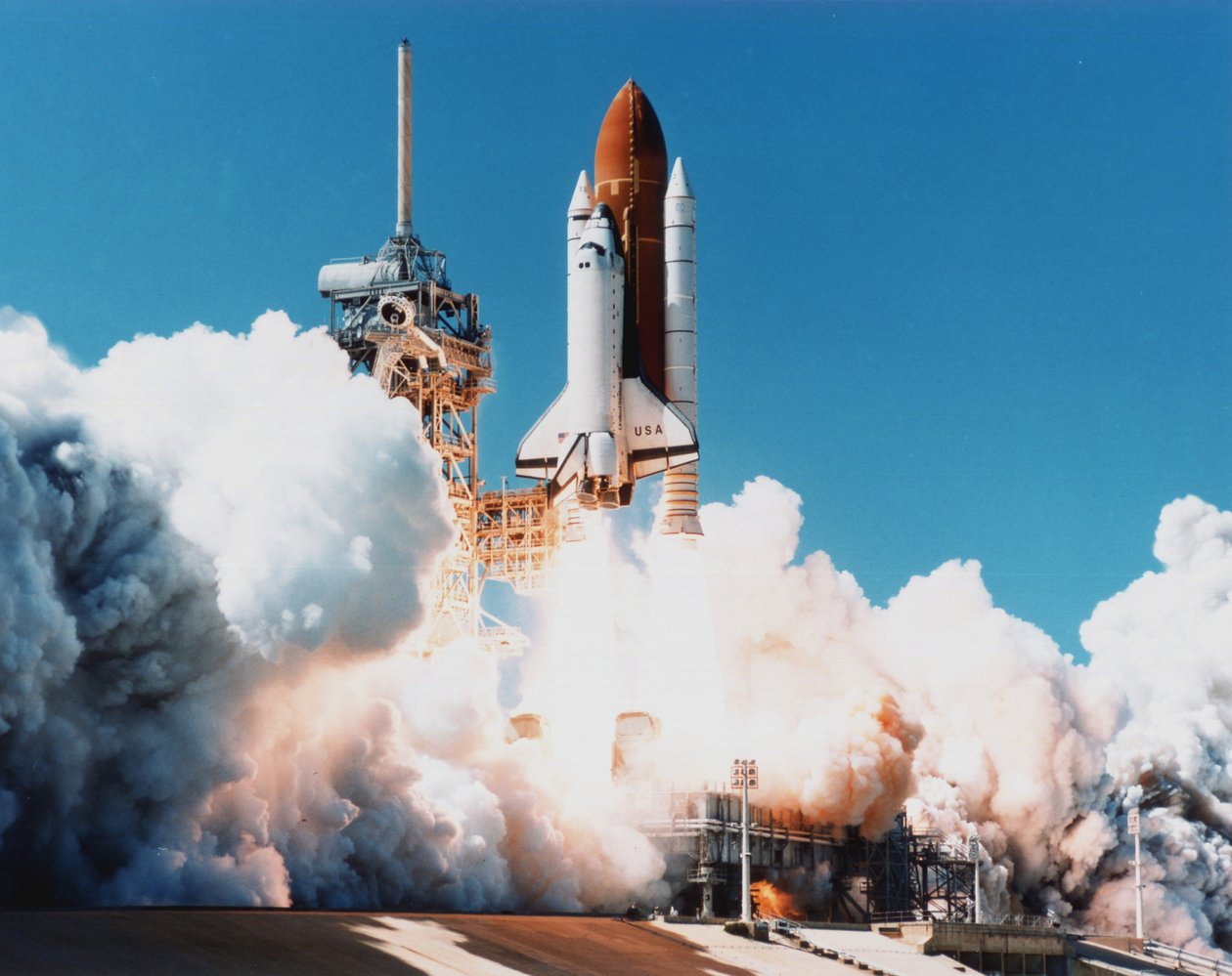 Lancio dello Space Shuttle Columbia dal Kennedy Space Center, Florida, 4 aprile 1997 da National Aeronautics and Space Administration National Aeronautics and Space Administration
