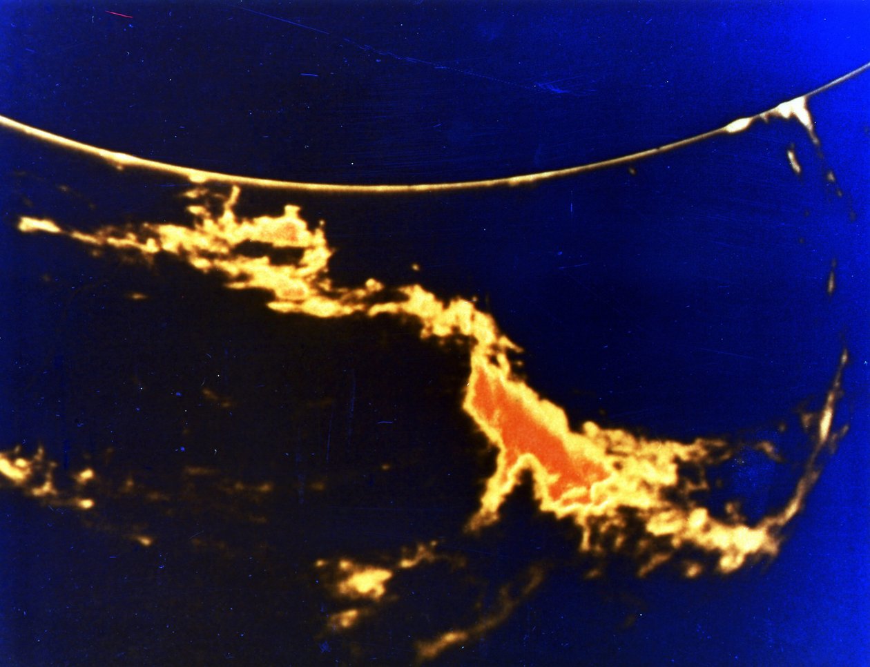 Eruzione solare - Immagine a raggi X da National Aeronautics and Space Administration National Aeronautics and Space Administration