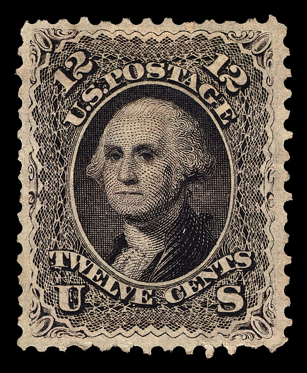 12c Washington singolo, 1861 da National Bank Note Company