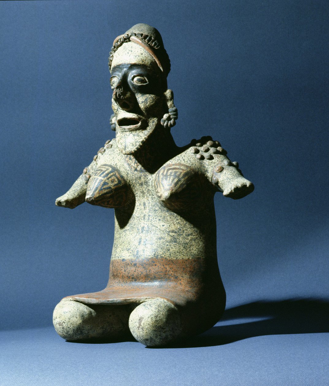 Statuetta femminile da Nayarit, Messico, 300 a.C. - 500 d.C. da Nayarit