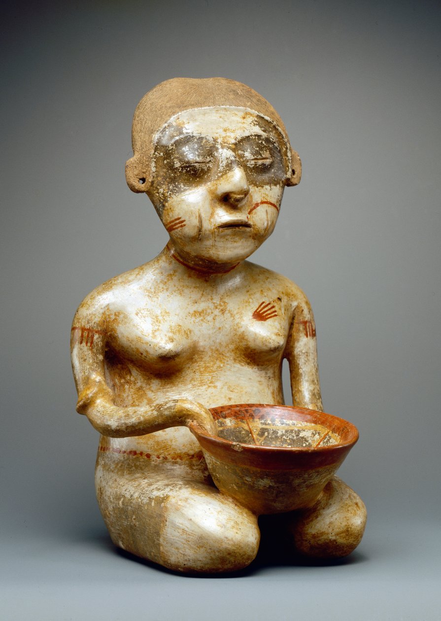 Donna seduta (terracotta) da Nayarit