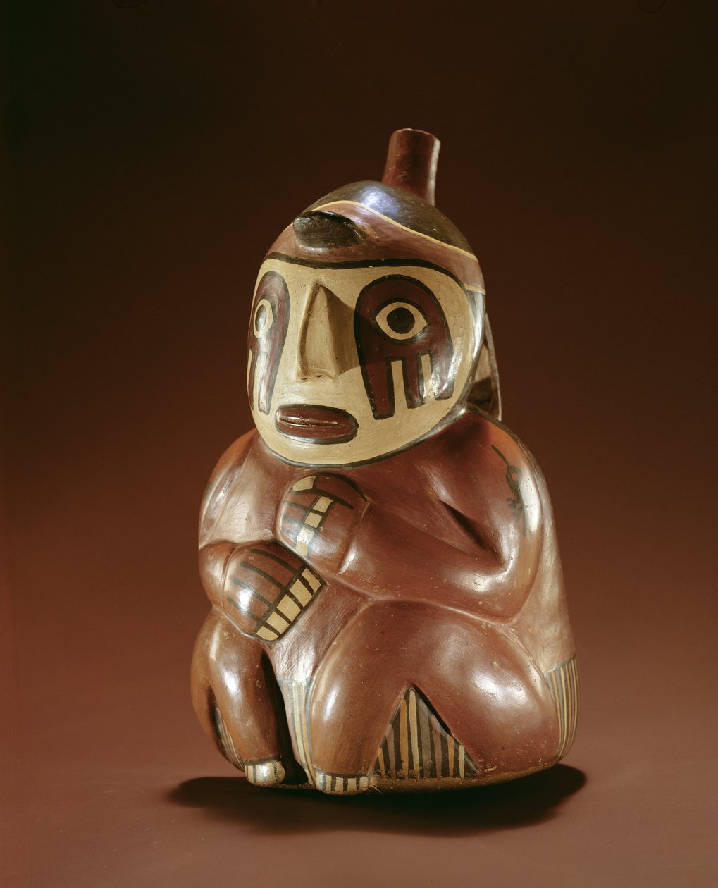 Bottiglia a forma di figura, Perù da Nazca Culture
