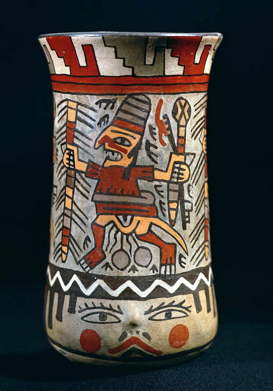 Vaso che raffigura una scena agricola da Nazca Culture