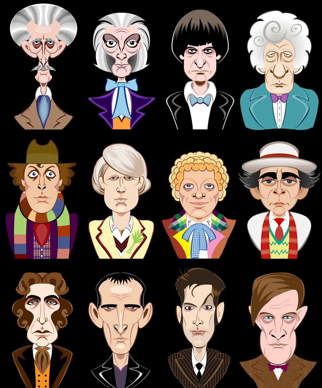 Attori della serie televisiva della BBC Doctor Who (1963-2013) da Neale Osborne