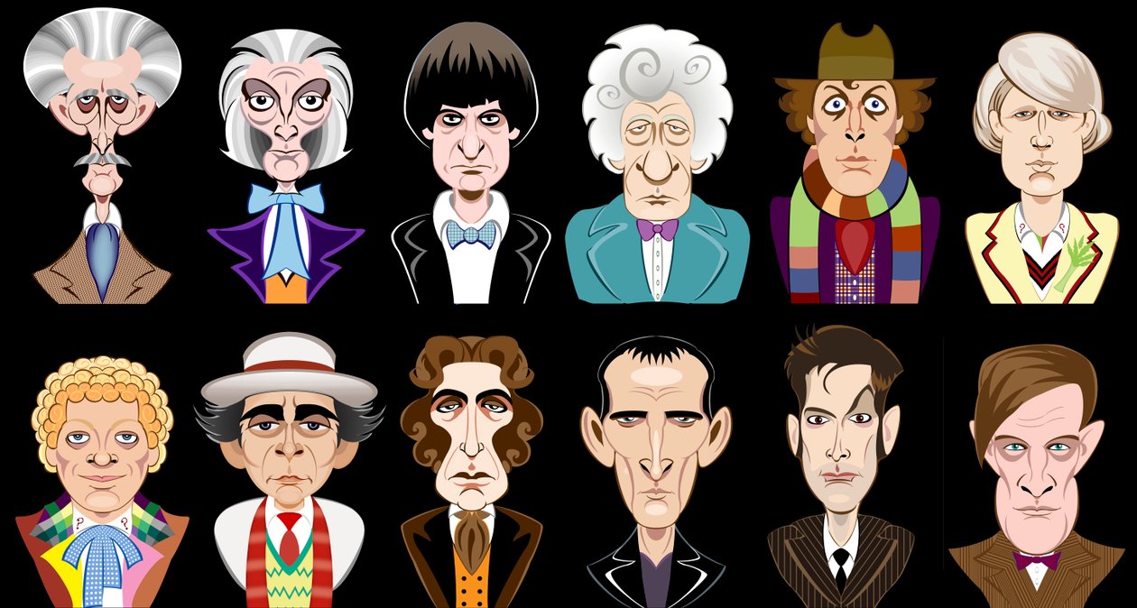 Attori della serie televisiva della BBC Doctor Who (1963-2013) da Neale Osborne