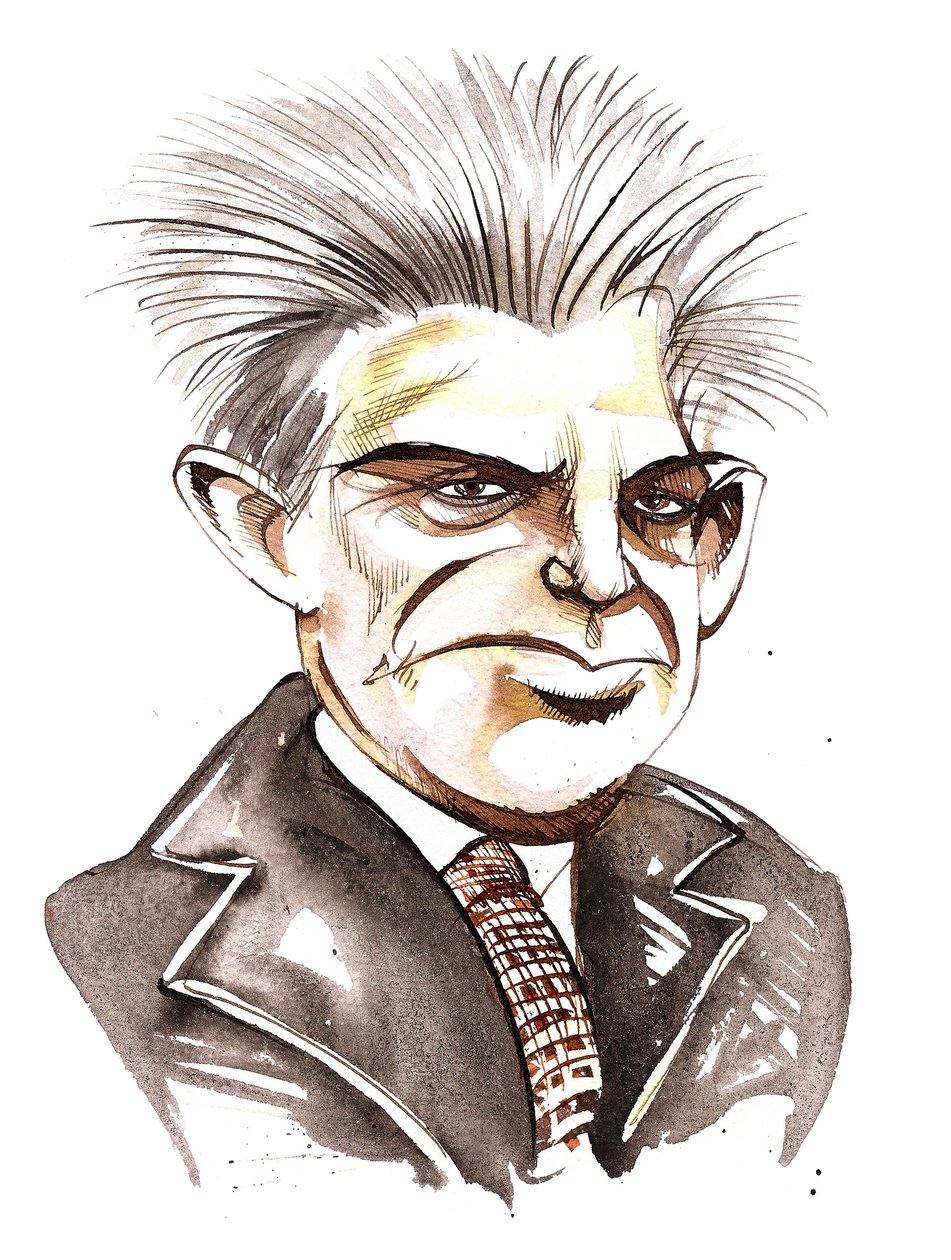 Carl Nielsen, caricatura da Neale Osborne