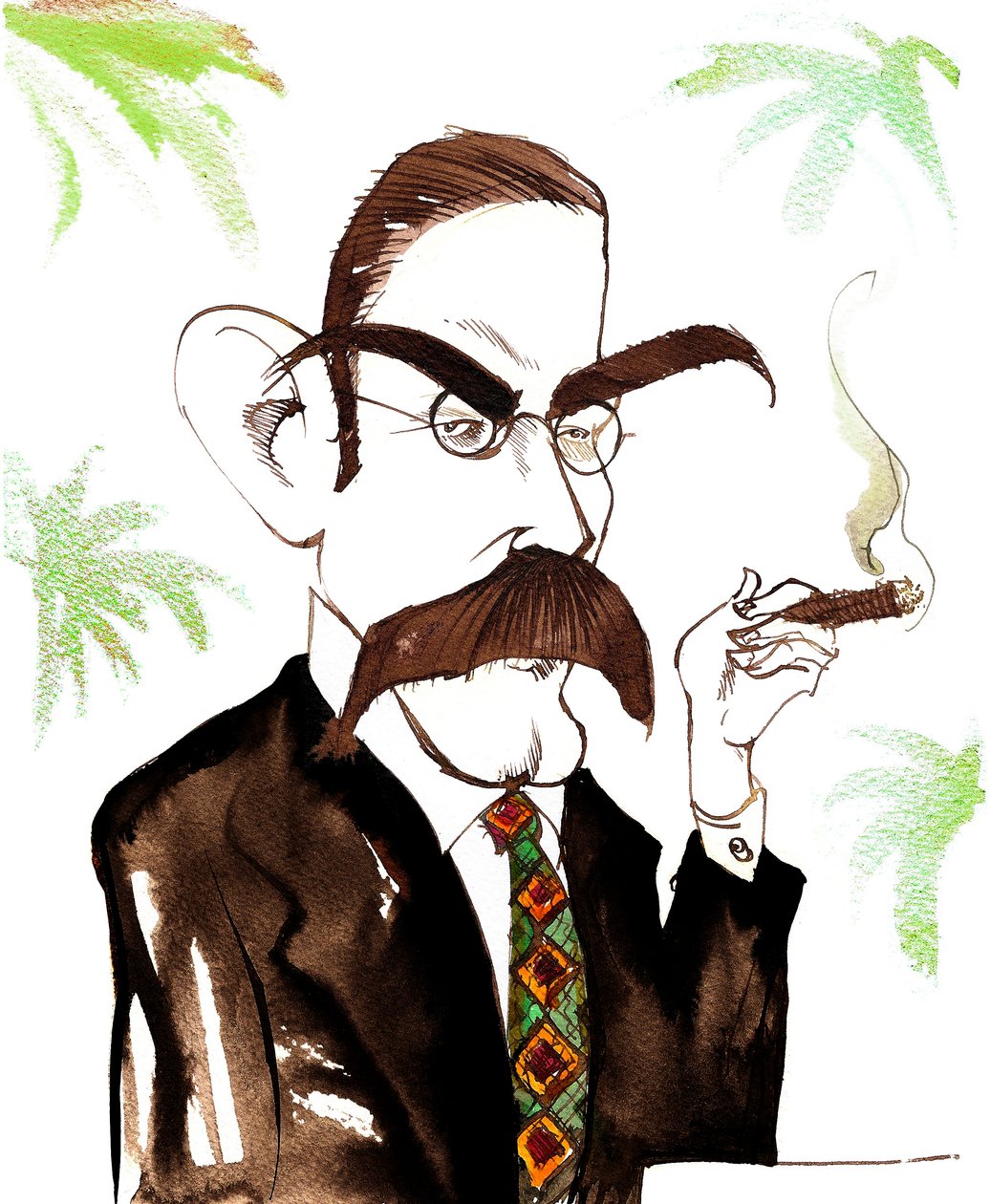Rudyard Kipling, scrittore inglese da Neale Osborne