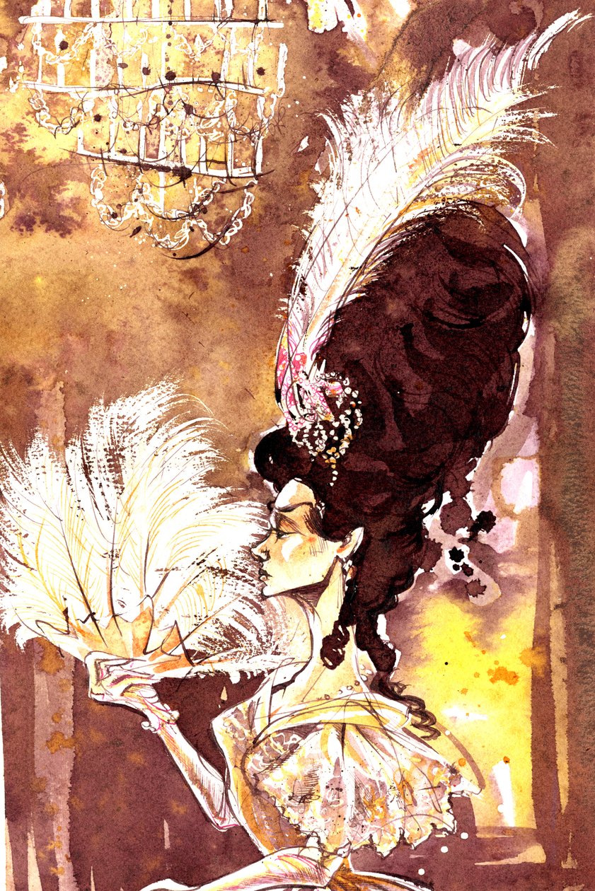 Eugene Onegin - illustrazione del personaggio Tatyana dall