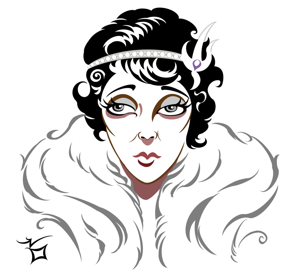 Flapper in pelliccia da Neale Osborne
