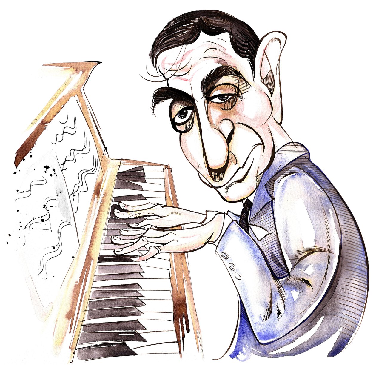 Irving Berlin - caricatura da Neale Osborne
