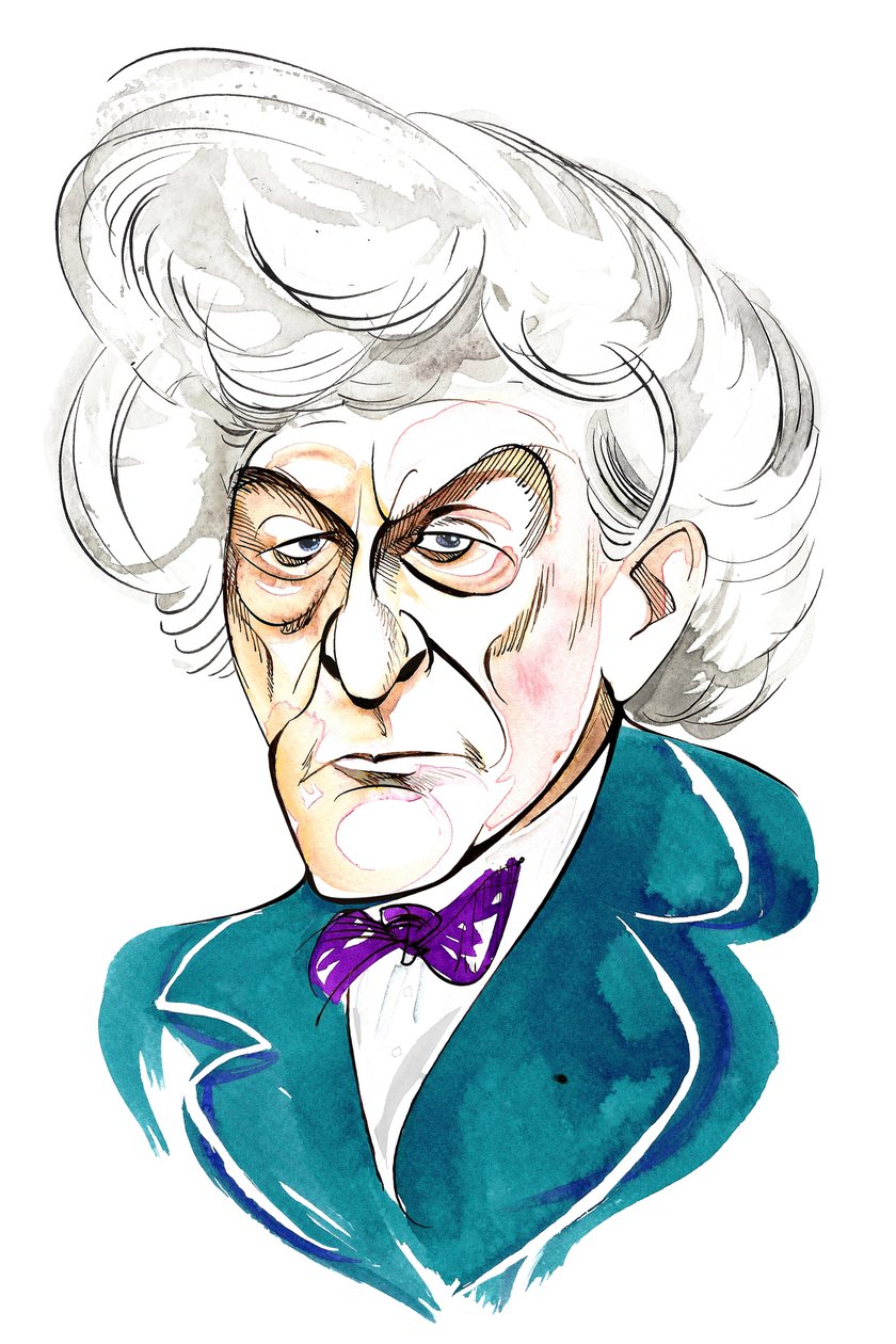 Jon Pertwee come Doctor Who nella serie televisiva BBC omonima da Neale Osborne