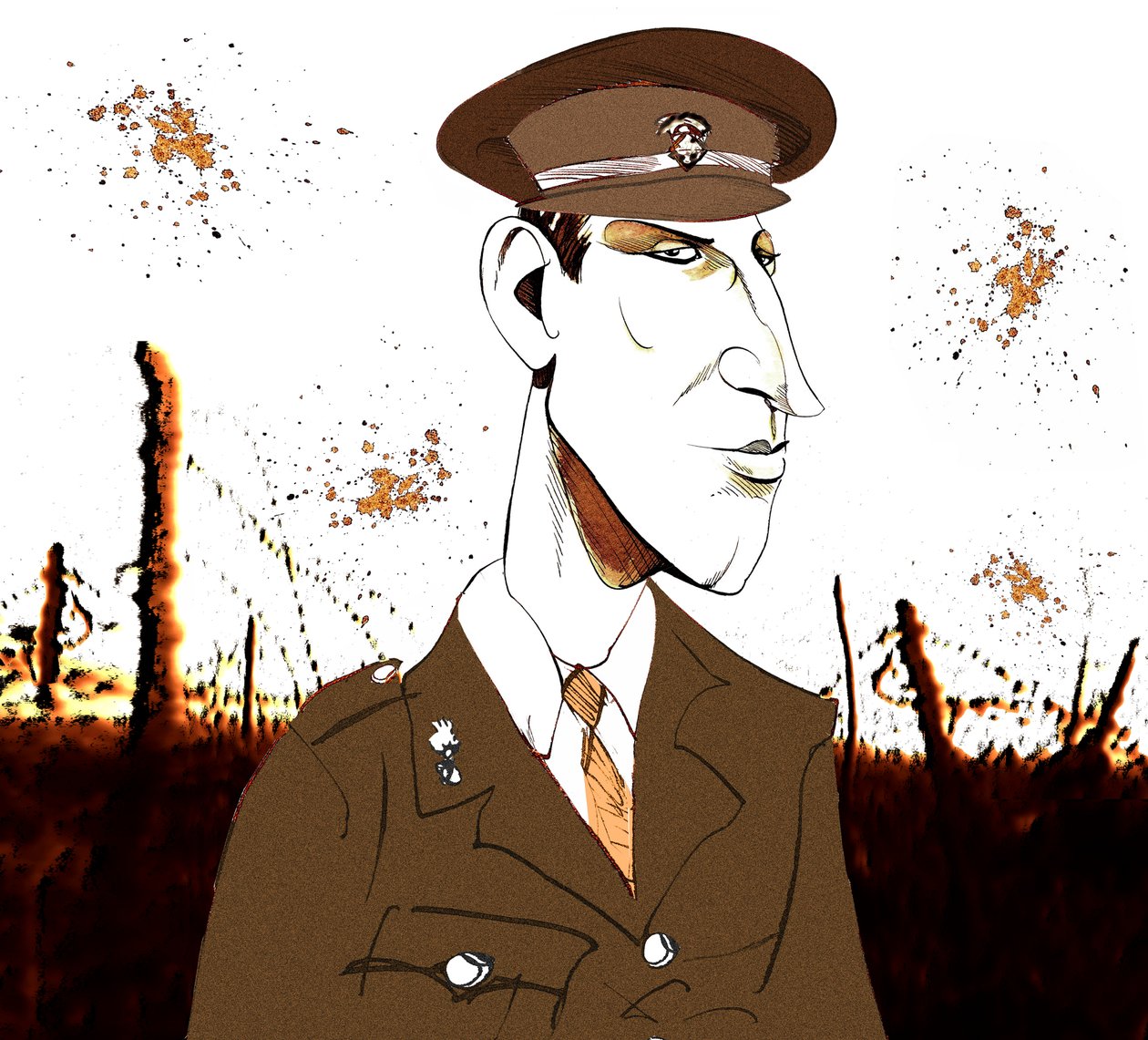 Siegfried Sassoon, poeta e romanziere inglese, 1886-1967 da Neale Osborne