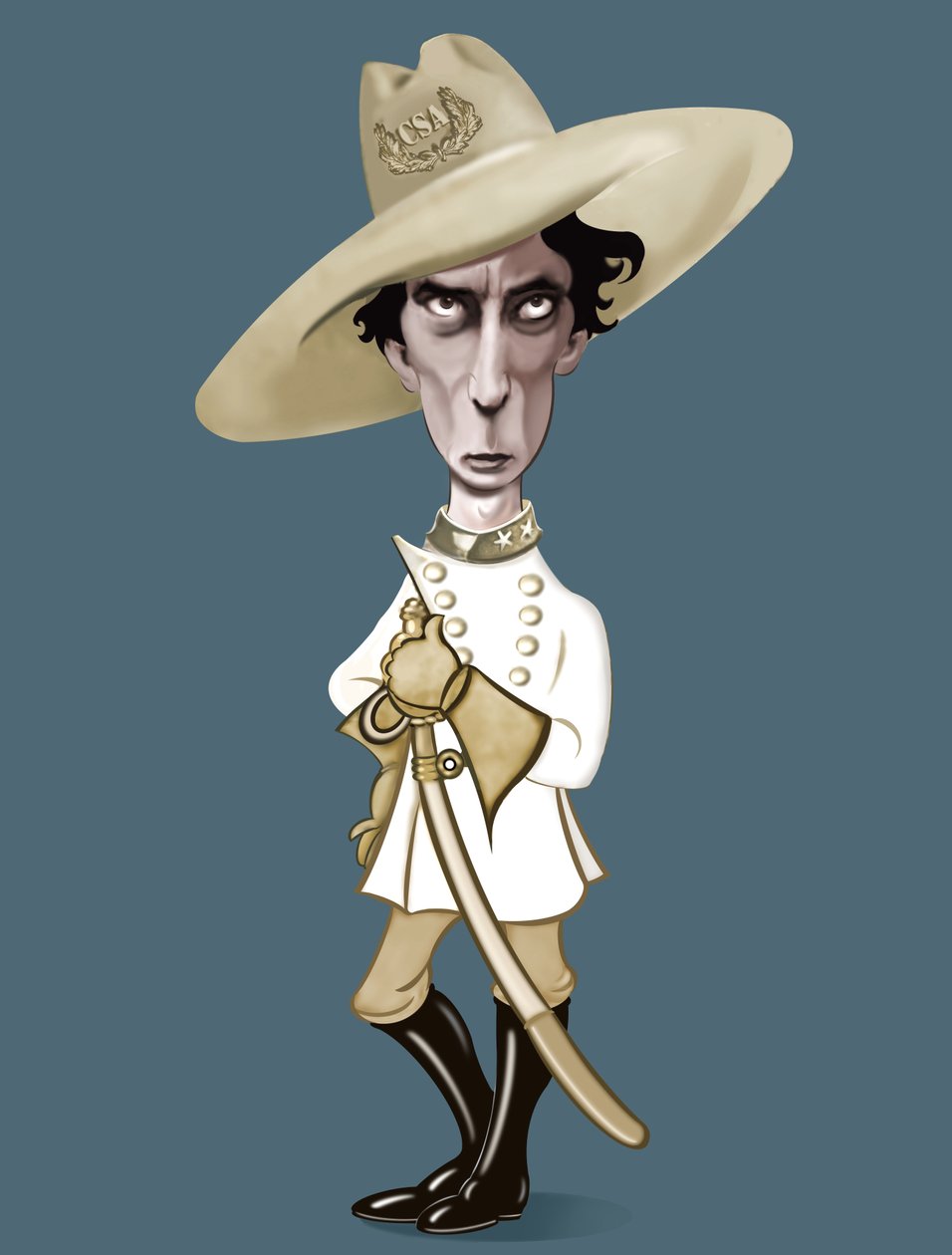 Buster Keaton, 2021 (digitale) da Neale Osborne