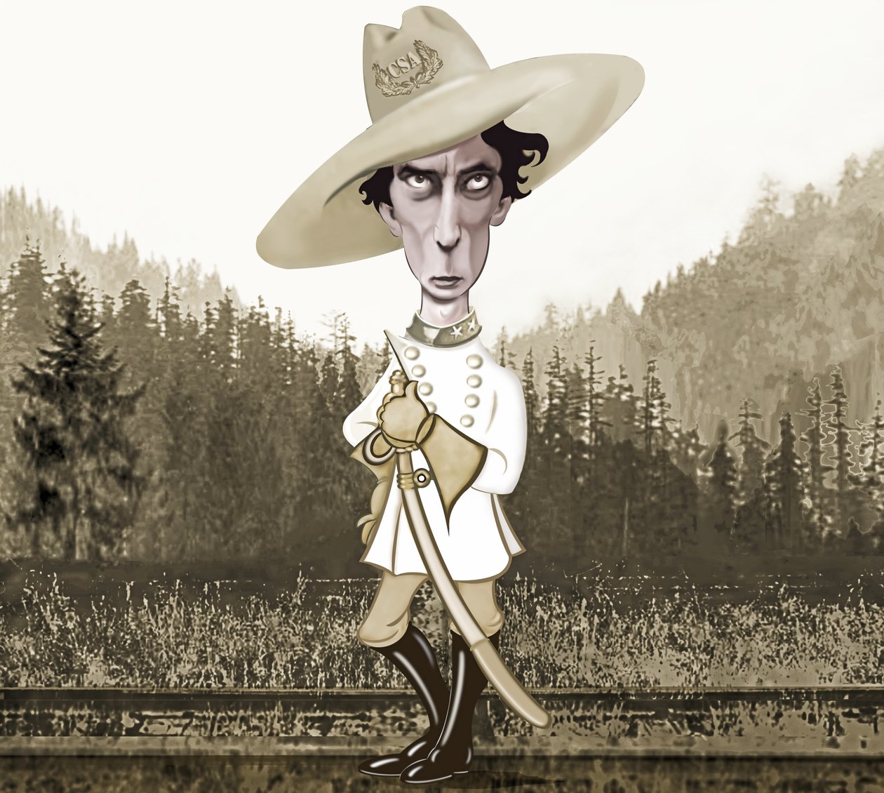 Buster Keaton, 2021 (digitale) da Neale Osborne