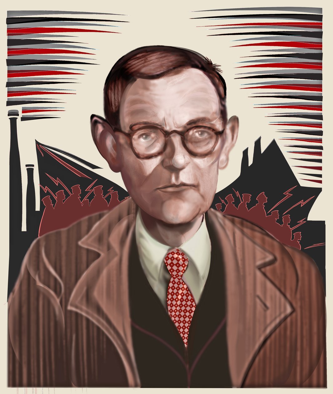 Dmitri Shostakovich, 2021 (digitale) da Neale Osborne