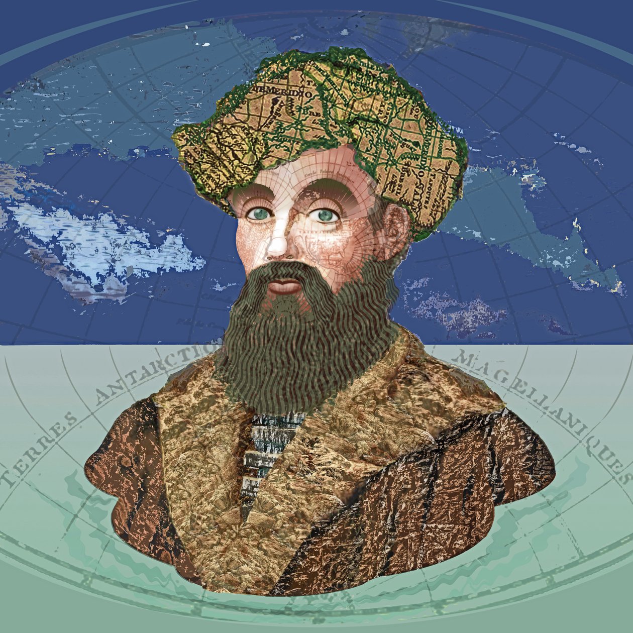 Ferdinando Magellano, 2021 (digitale) da Neale Osborne