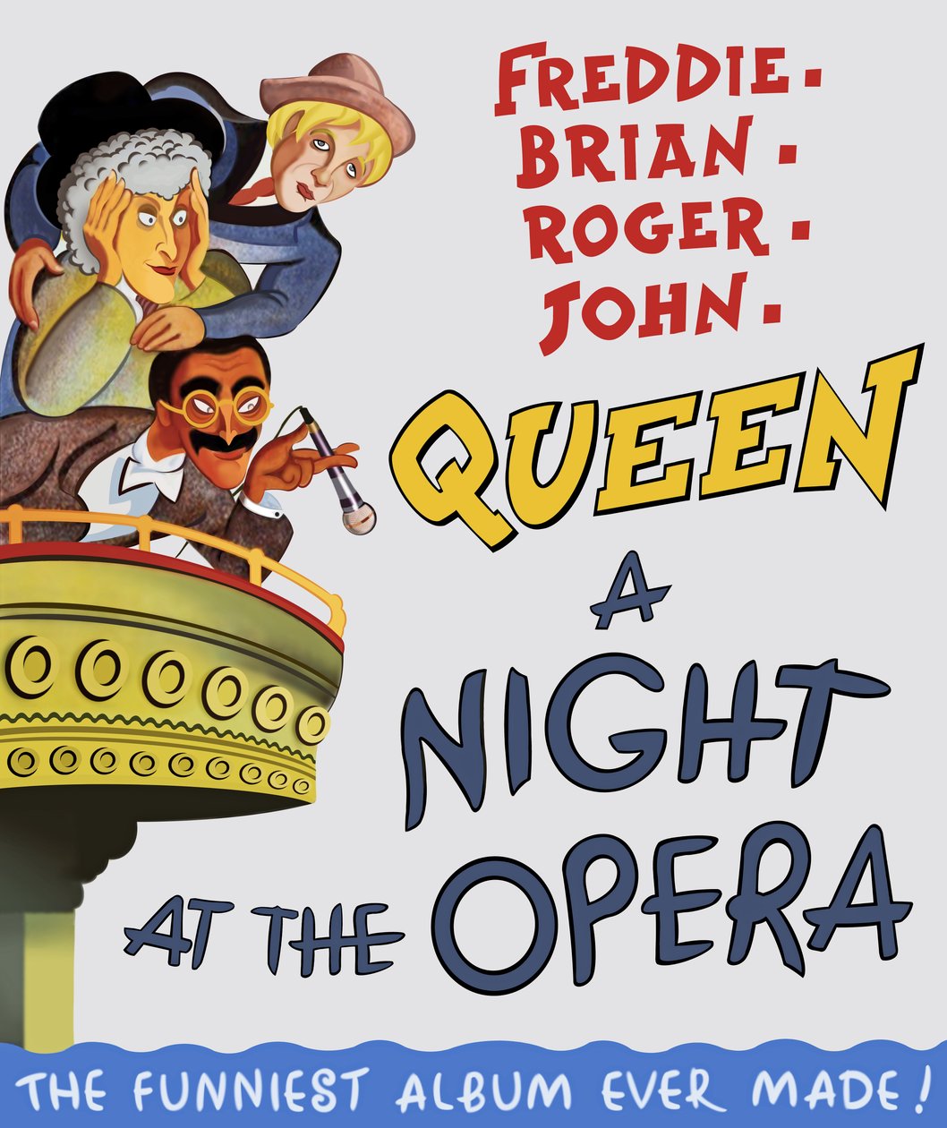 Queen: A Night at the Opera (poster) da Neale Osborne