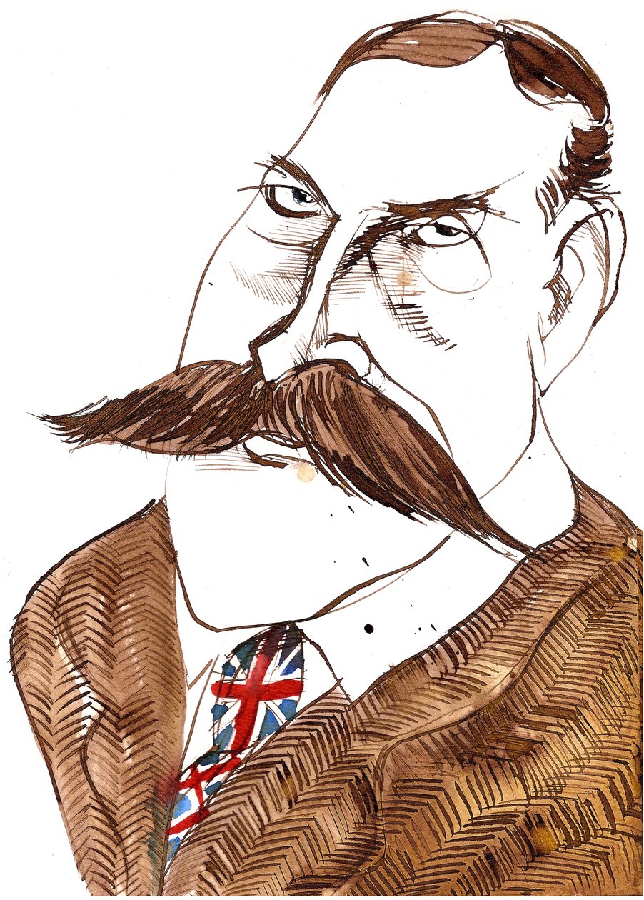 Sir Edward Elgar, 2022 (inchiostro) da Neale Osborne