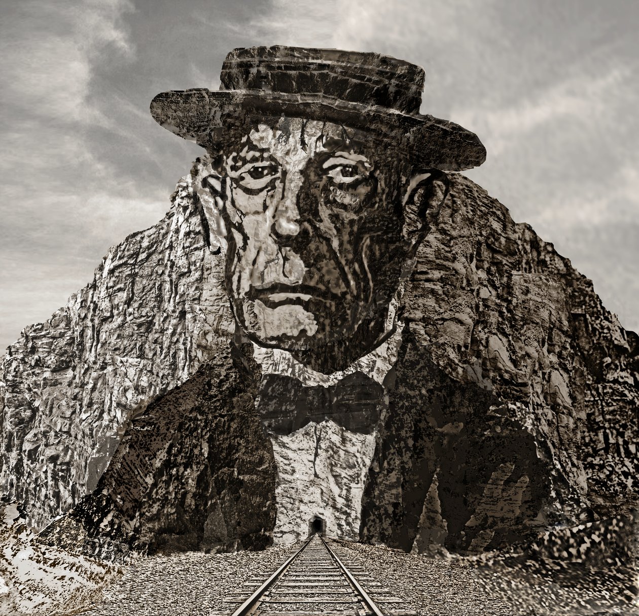 La Grande Faccia di Pietra, 2021 (digitale) da Neale Osborne
