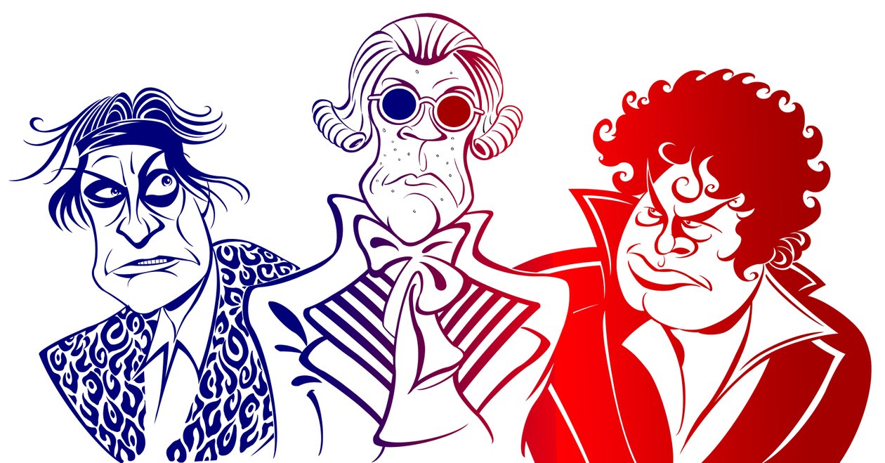 Trio di Leader Rivoluzionari Francesi, 2019 da Neale Osborne