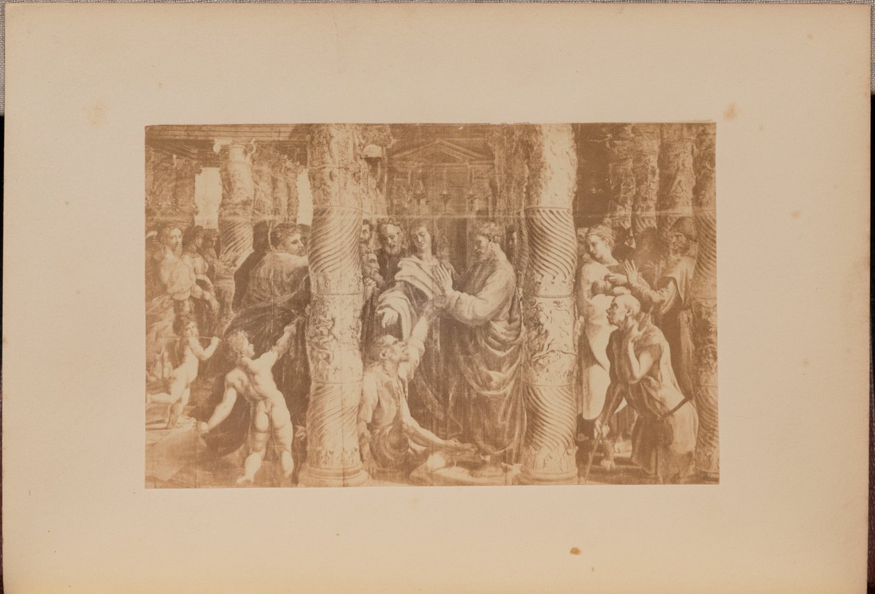 Pietro e Giovanni curano lo zoppo alla Porta Bella del Tempio da Negretti and Zambra