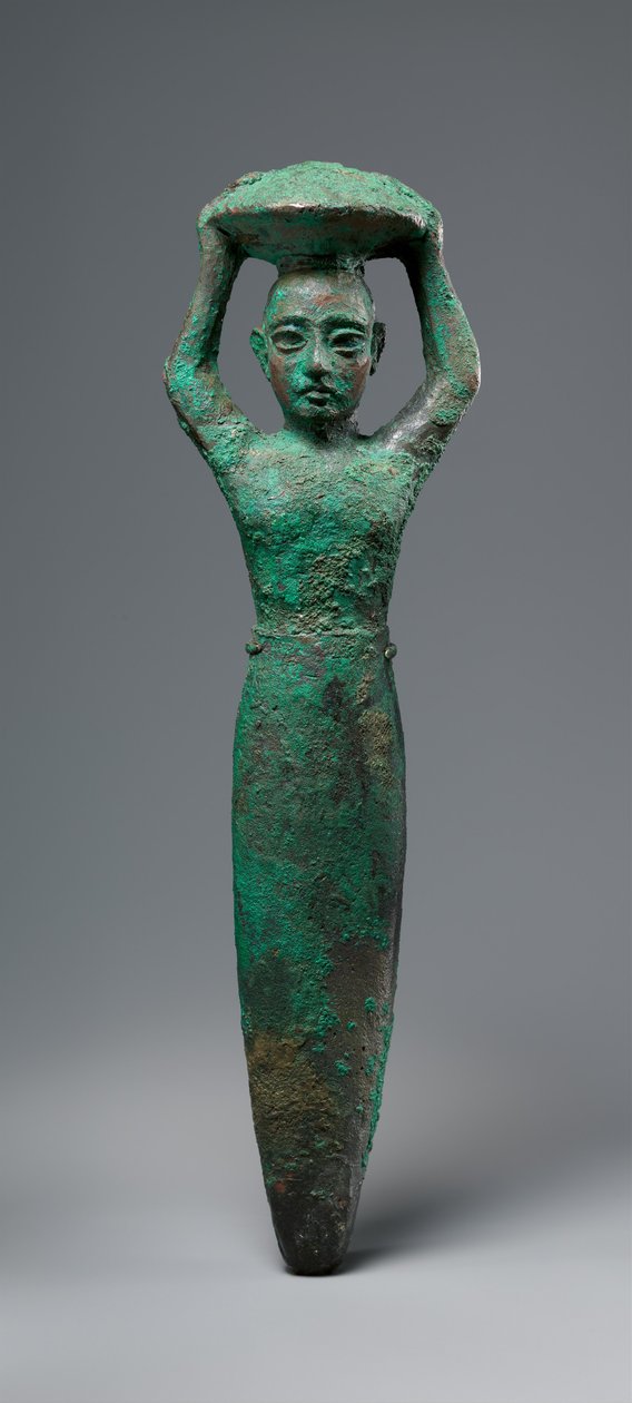 Figura di fondazione del re Shulgi di Ur, che porta un cesto, c. 2094-2047 a.C. da Neo Sumerian