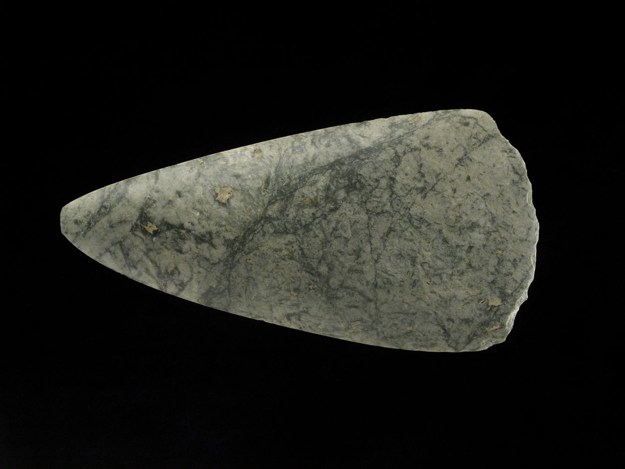 Ascia di giadeite, periodo neolitico (Europa centrale), c.5500-c.1800 a.C. da Neolithic