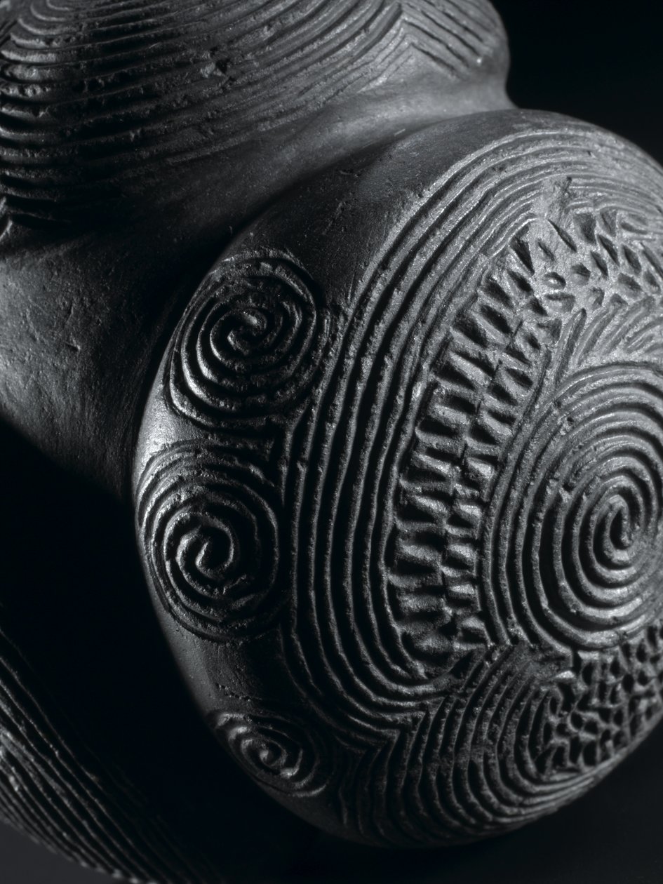 Palla scolpita da Glass Hill, Towie, Aberdeenshire, Neolitico, c.3000 a.C. (pietra) da Neolithic Neolithic