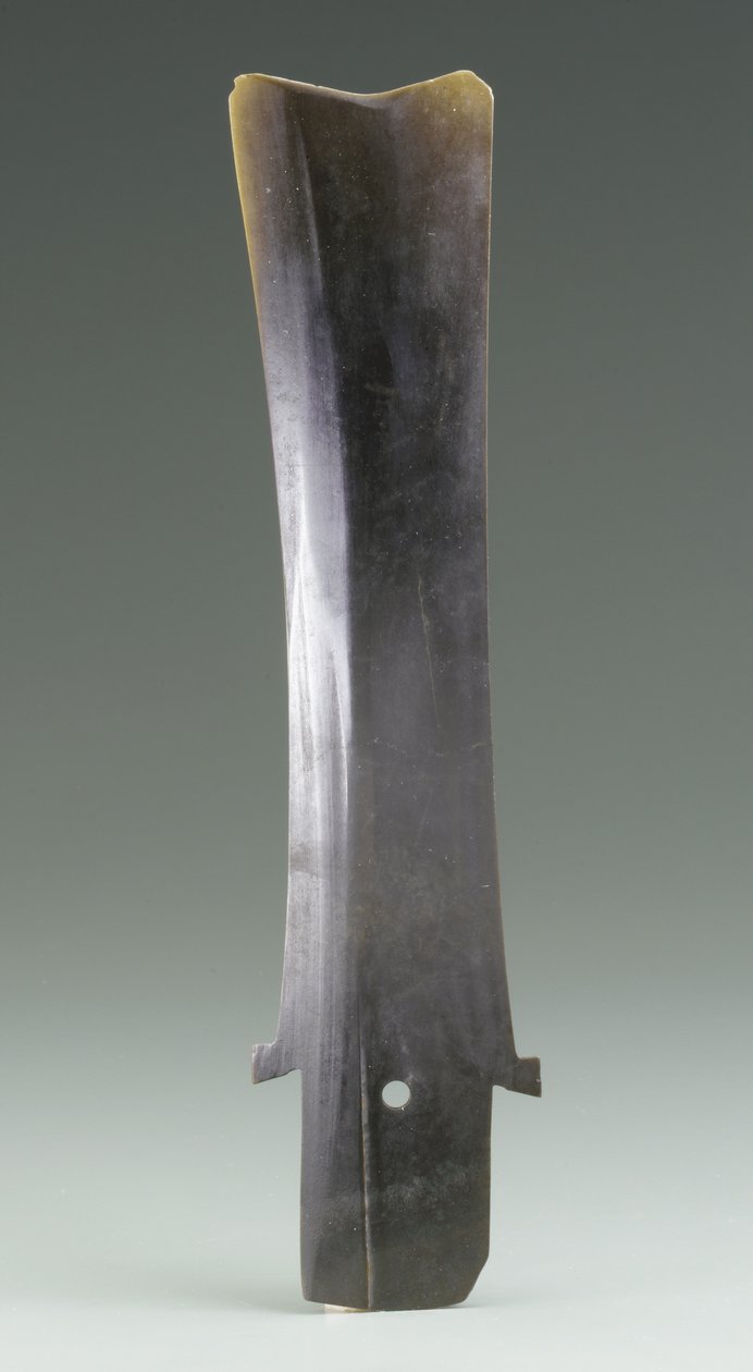 Coltello da raccolta (hu), cultura Qijia, c.2500-2000 a.C. da Neolithic Period Chinese School