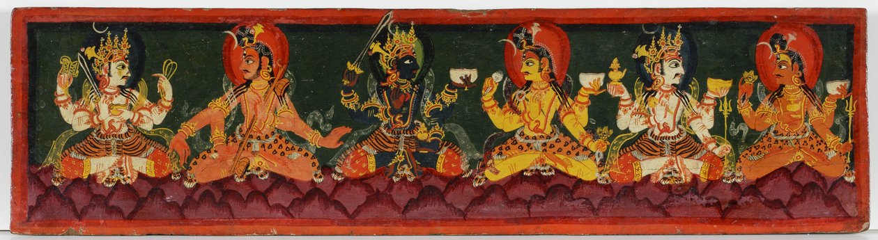 Copertina di un manoscritto Shaiva da Nepalese School