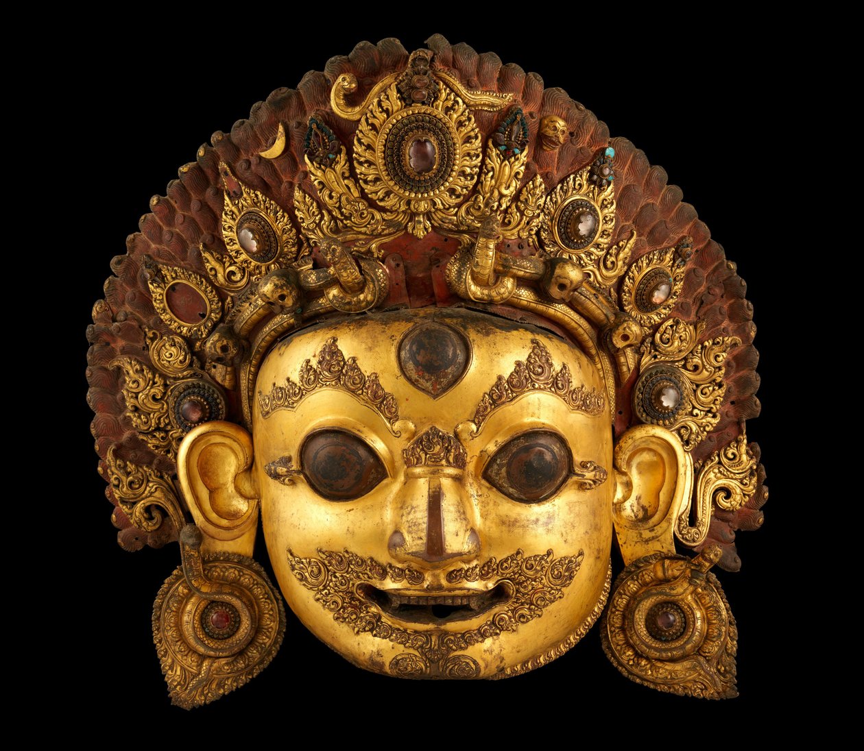 Testa di Bhairava, c. XVI secolo da Nepalese School