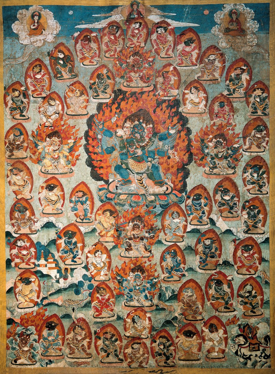 Vista del paradiso, visioni del Bardo, Nepal da Nepalese School