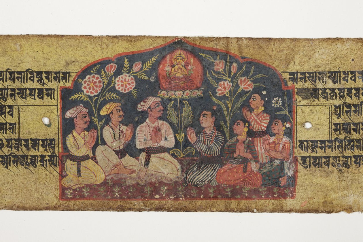 Adorazione di Manjusri, 1659 da Nepalese School