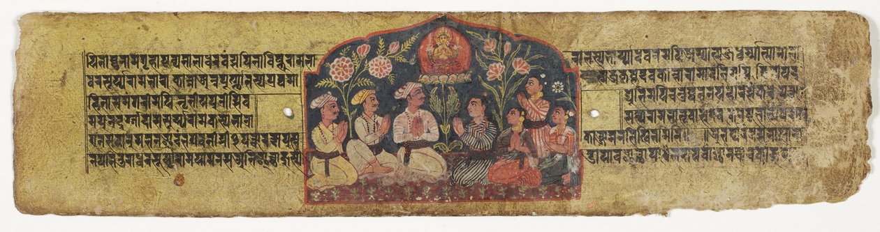 Adorazione di Manjusri, 1659 da Nepalese School