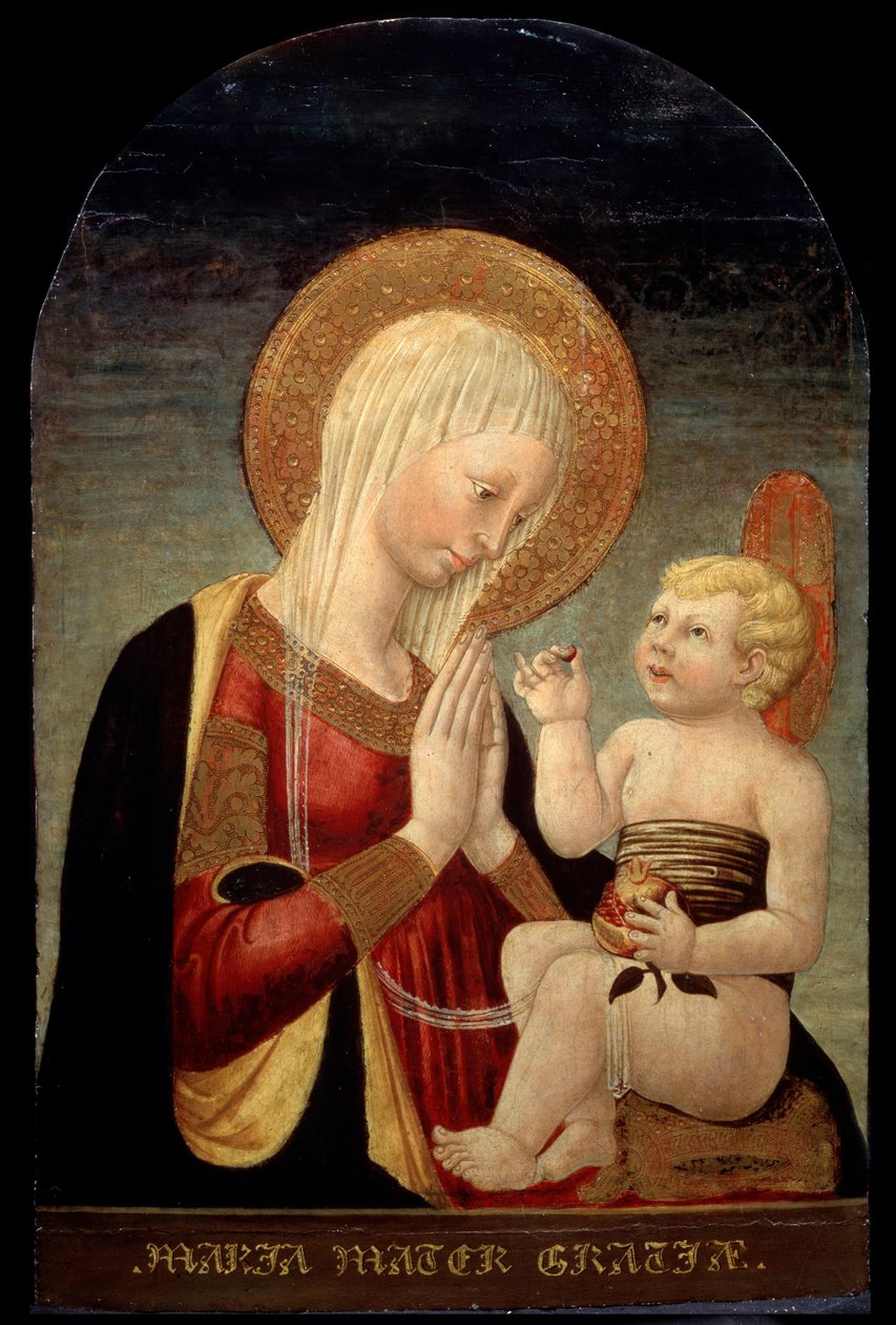 Madonna col Bambino e melagrana da Neri di Bicci