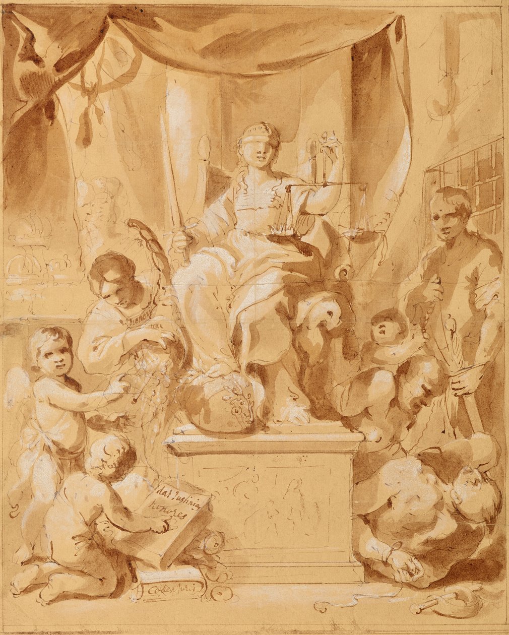Allegoria della giustizia da Leopold Blonder