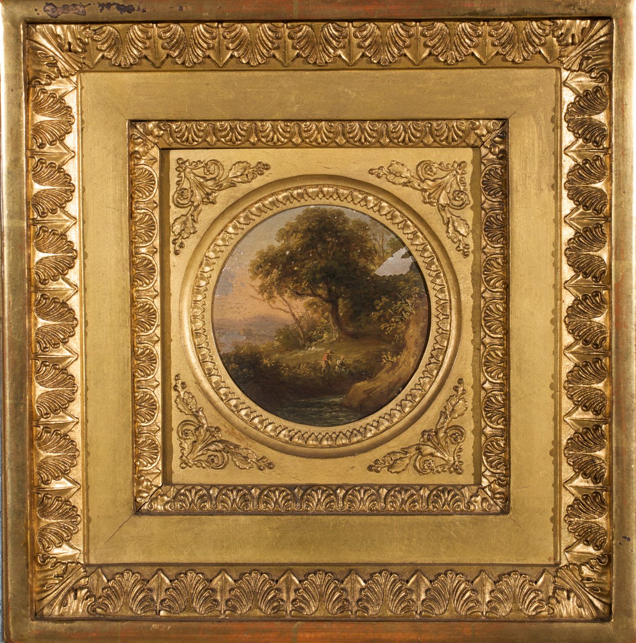 Paesaggio con alberi e figure da Leopold Blonder