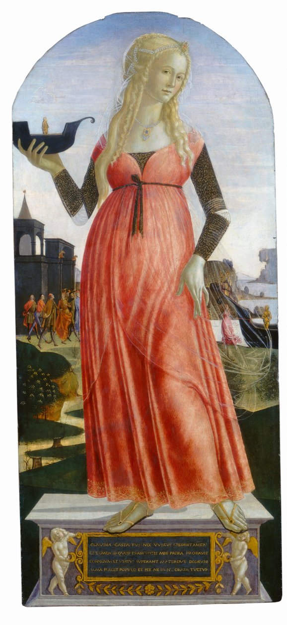 Claudia Quinta, c. 1490-1495 da Neroccio de Landi