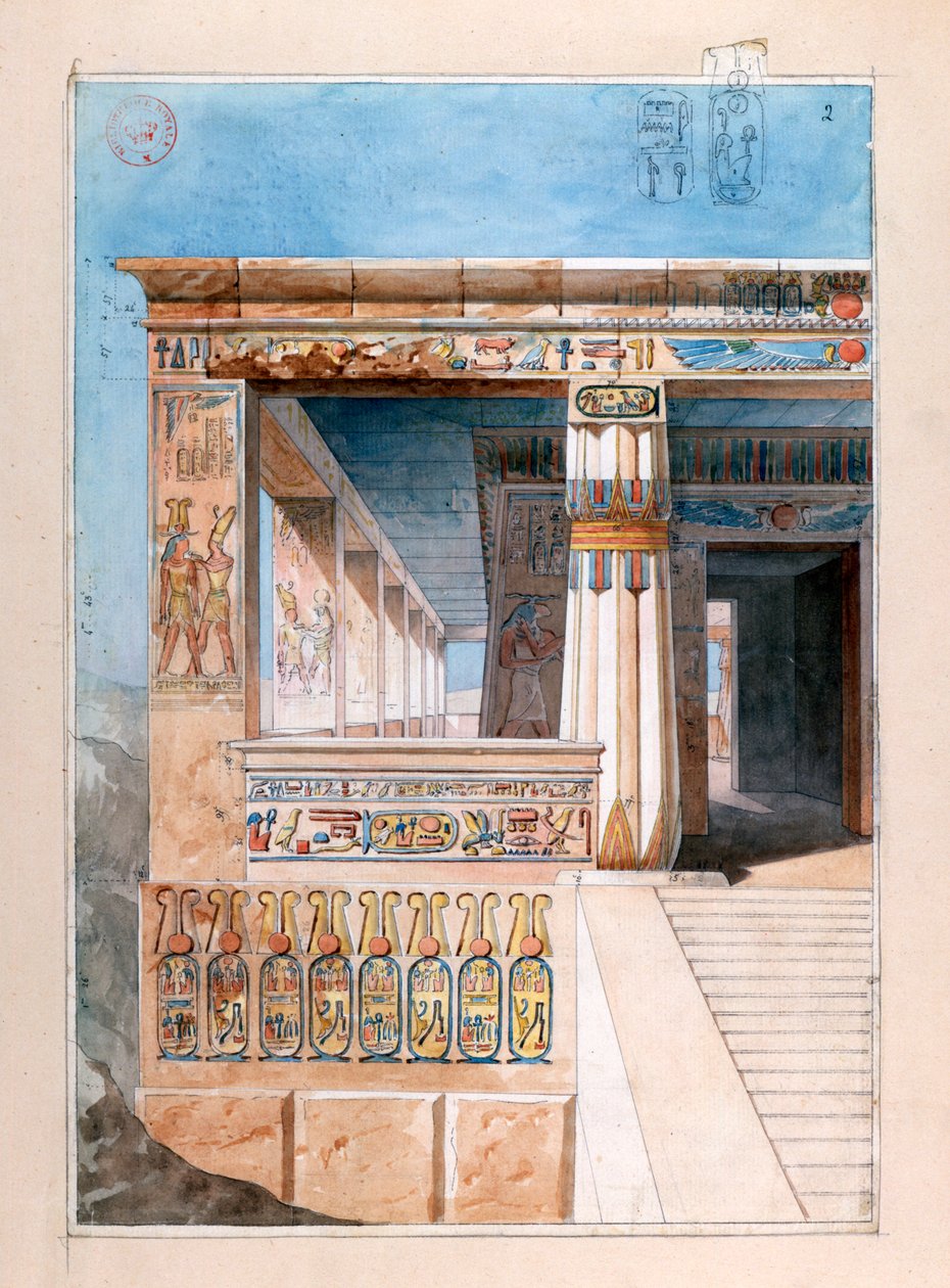 Tempio egizio antico da Nestor l