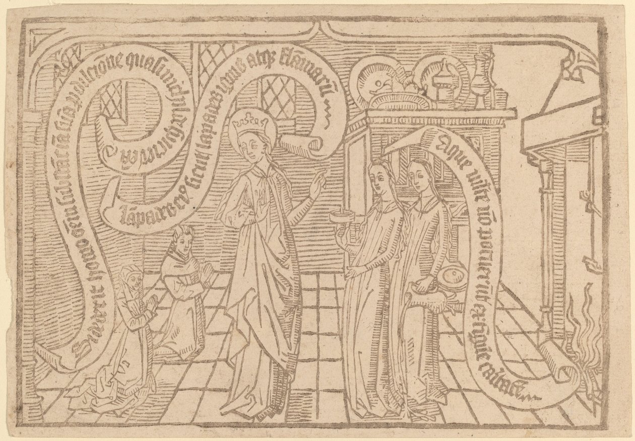 Pagina da "Canticum Canticorum": 2a Edizione da Netherlandish 15th Century