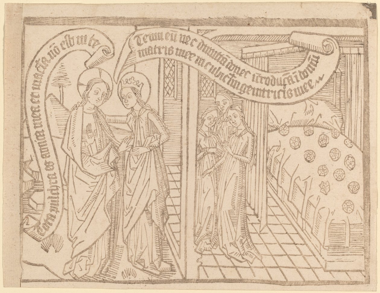 Pagina da "Canticum Canticorum": 2a Edizione da Netherlandish 15th Century