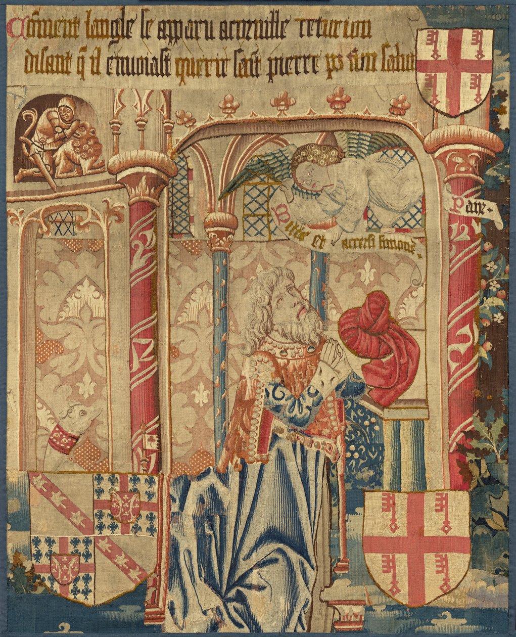 La visione del centurione Cornelio da Netherlandish 15th Century