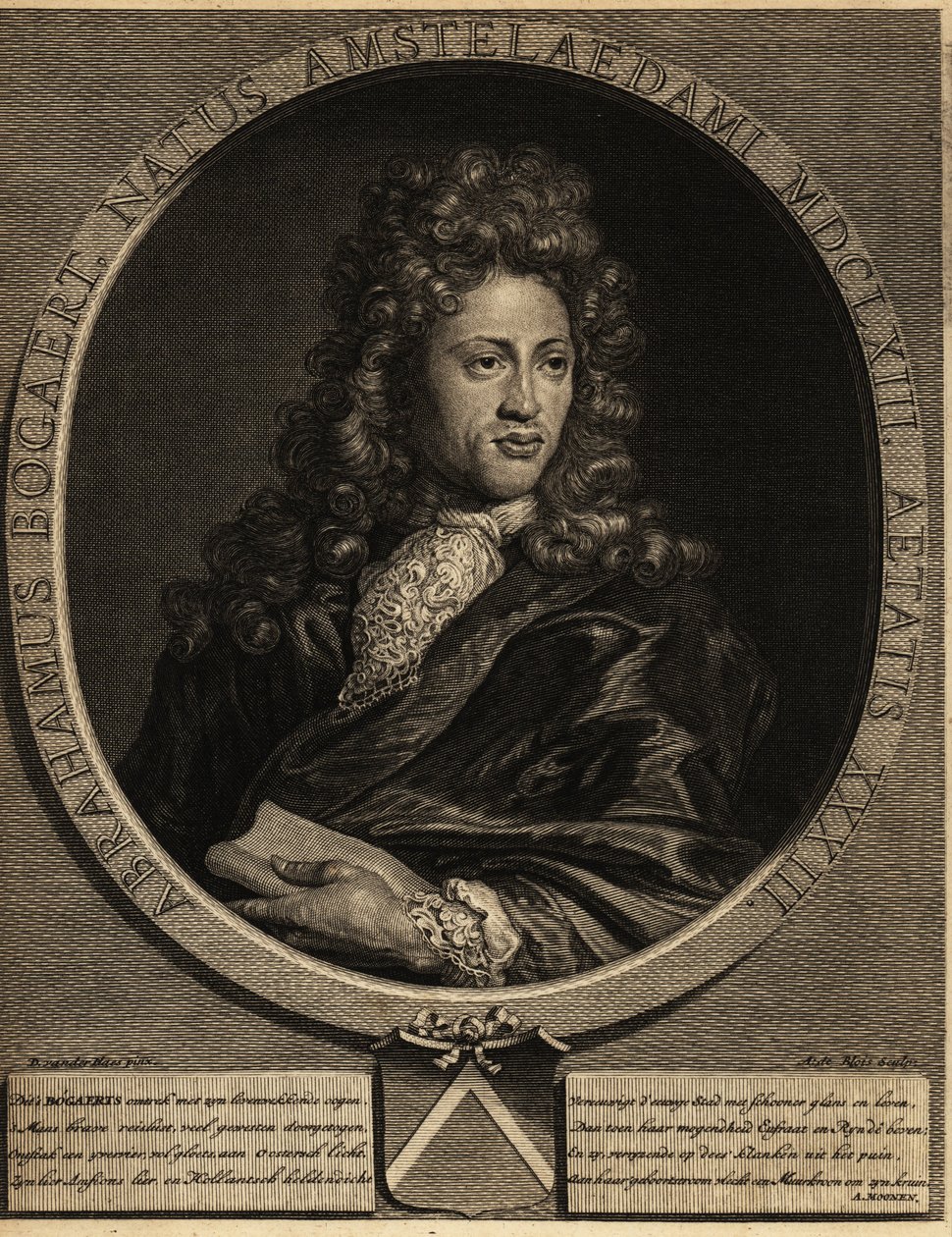 Ritratto di Abraham Bogaert 1653-1727 da Netherlandish School